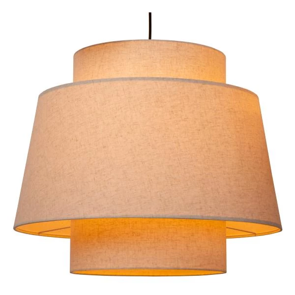 Lucide TRIBUTE - Hanglamp - Ø 76 cm - 3xE27 - Beige - detail 3